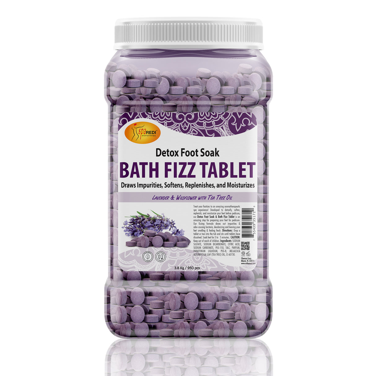 Lavender Bath Fizz - 128oz (approx 950)