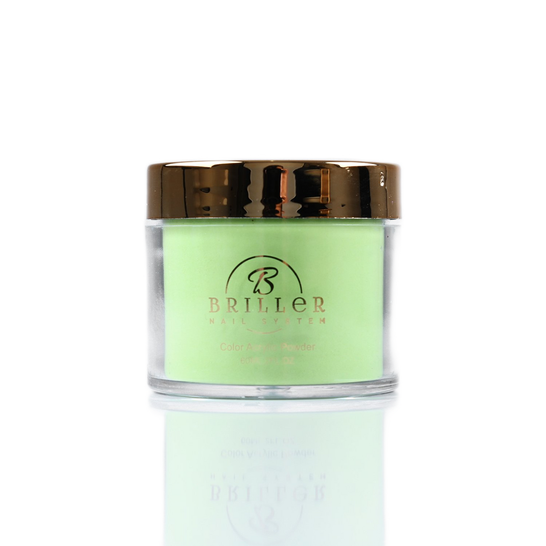 Colored Acrylic Powder - Lime - 2 oz