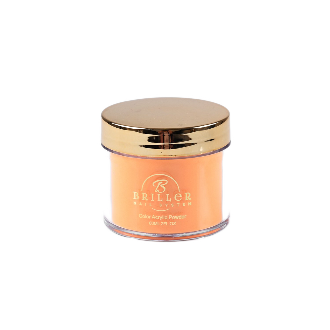 Colored Acrylic Powder - Mango - 2 oz