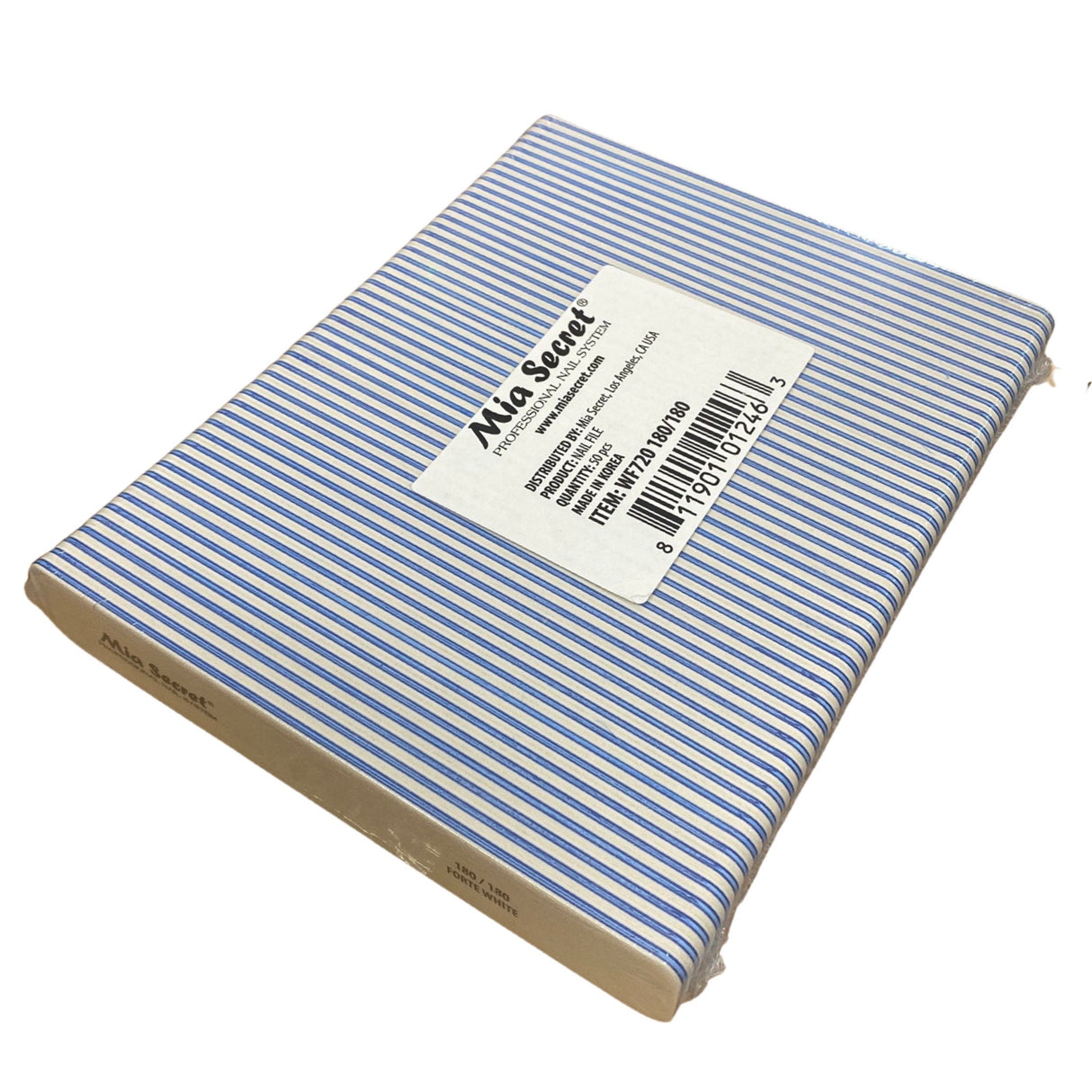 *Pack 50 Jumbo Speedy White Nail File 180/180