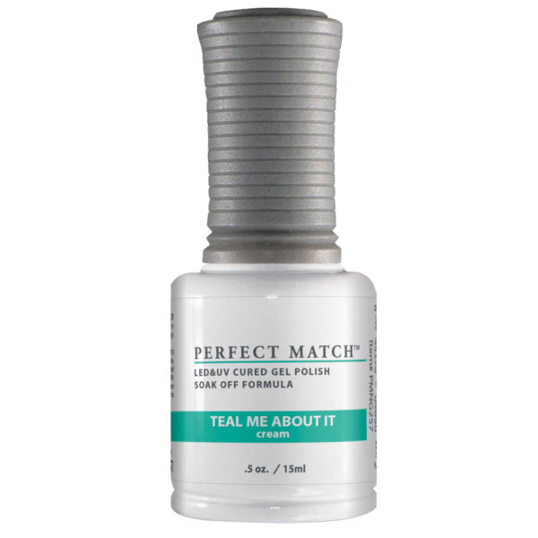 PMS257 Teal Me About It - Gel Polish & Nail Lacquer 1/2oz.