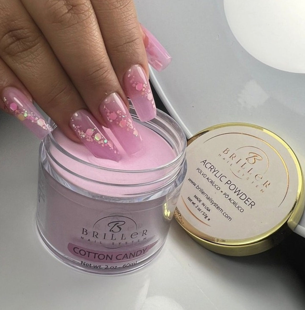 Cover Acrylic Powder Cotton Candy 2oz