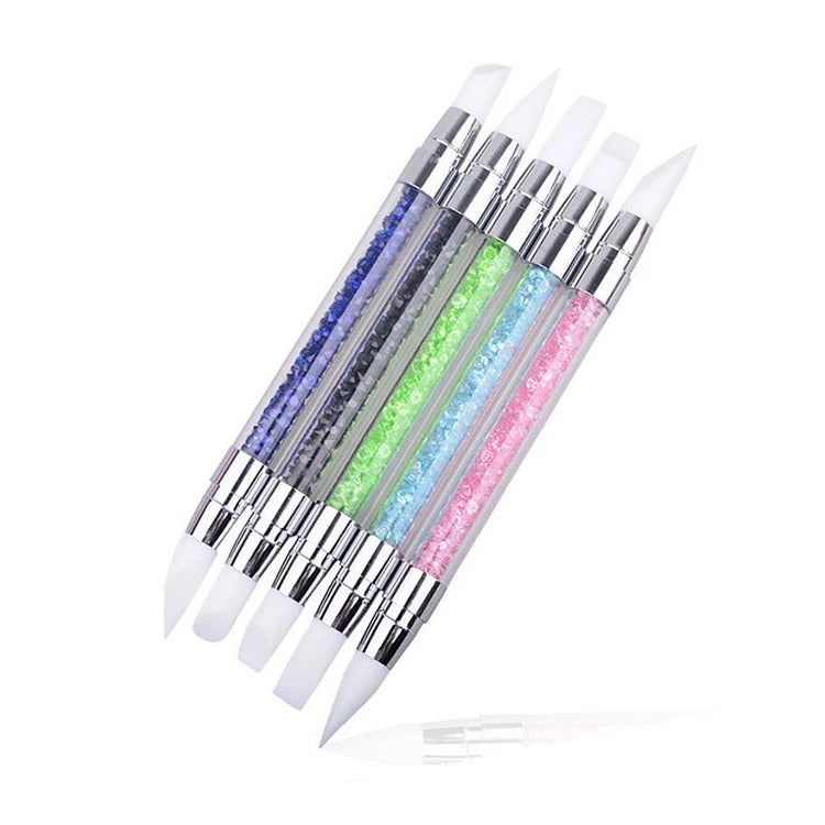 *5pc Silicone Chrome & Sticker Applicator Set