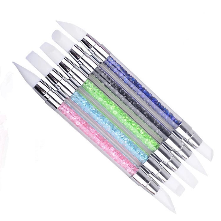 *5pc Silicone Chrome & Sticker Applicator Set