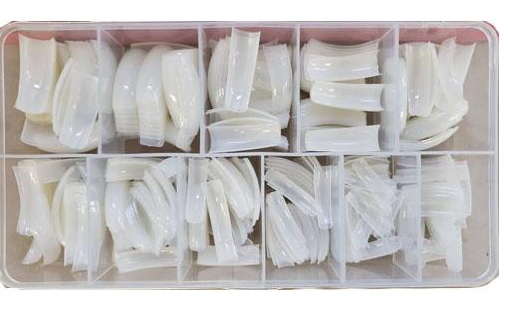 Acrylic Nail Tips Box 0 to 10 – Natural DND
