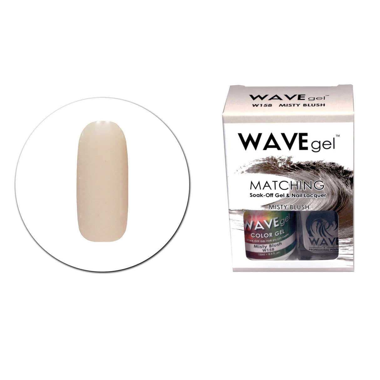 Misty Blush #158 - Wave Gel Duo