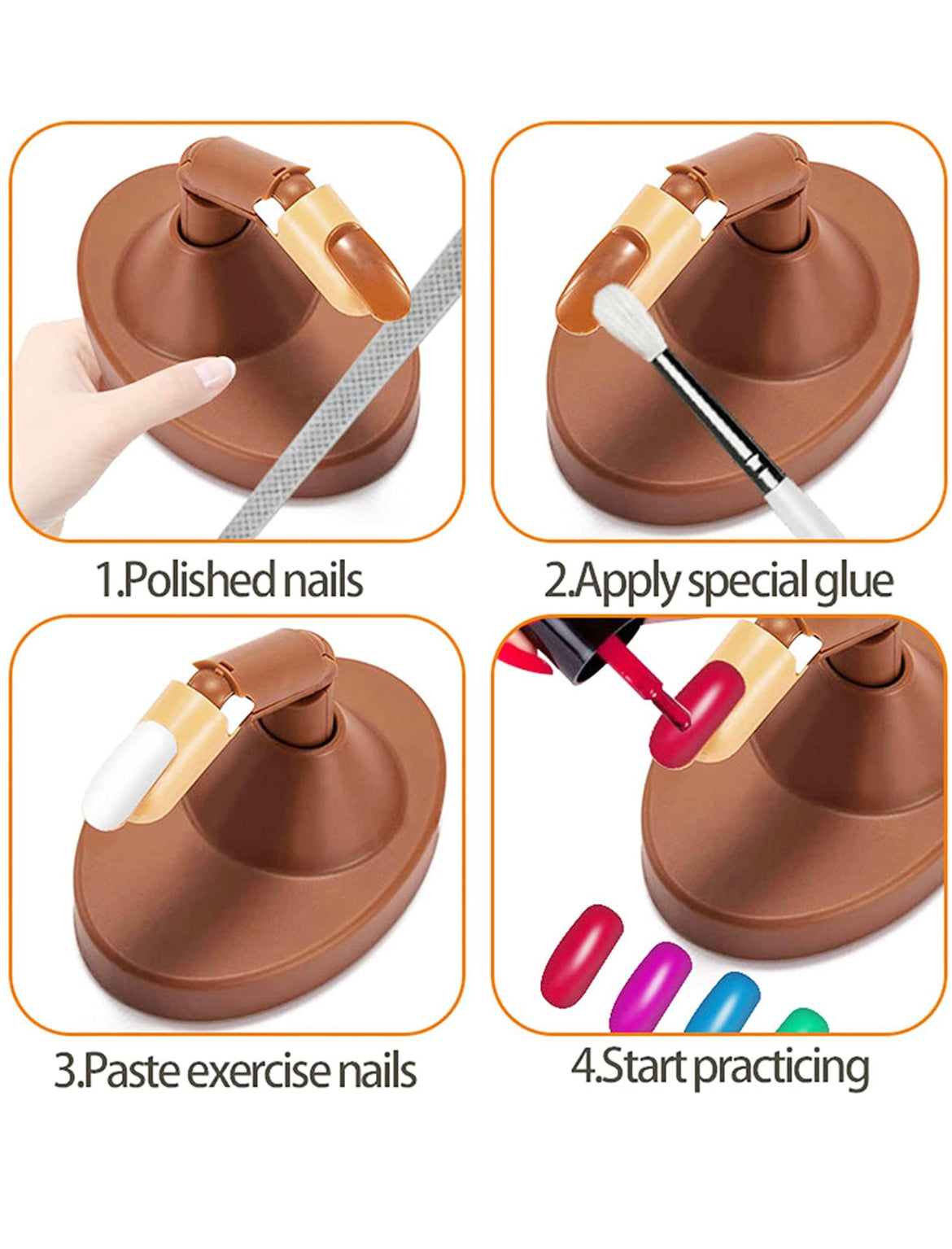 Nail Training Fingers Display