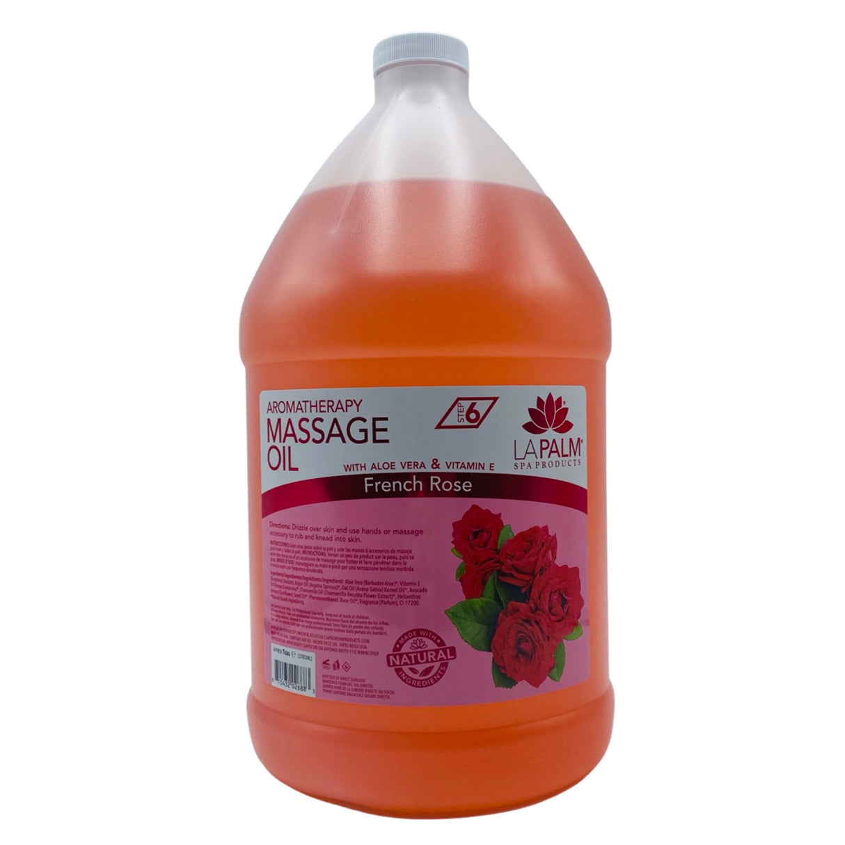 Massage Oil 128oz - French Rose