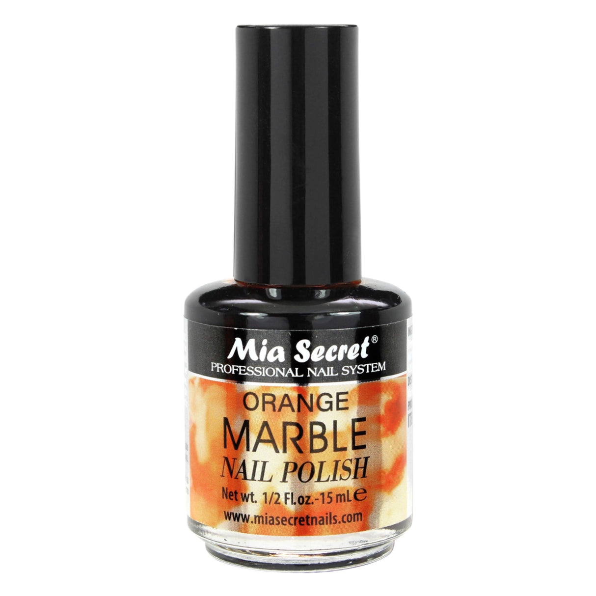 Orange Marble Nail Polish 1/2 FL oz