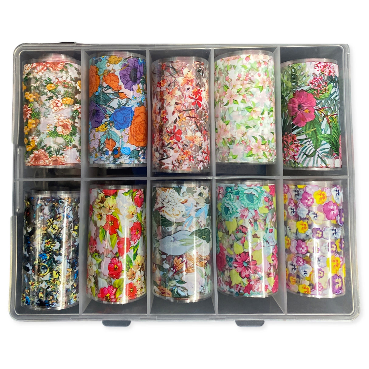 Flower Foil Box #50 - 10 Styles