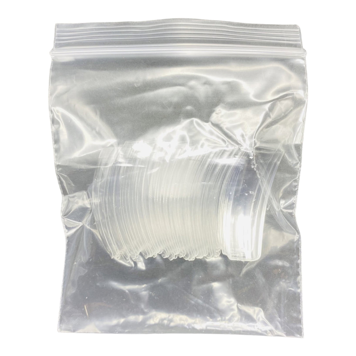 Clear Acrylic Nail Tip 0 to 10 – Refill Bag