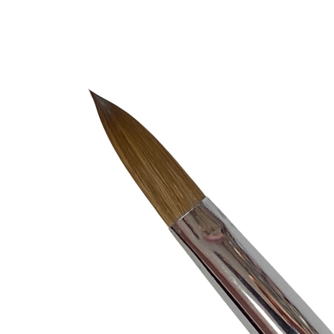 Crimped Marble Brush # 12 - 100% Kolinsky