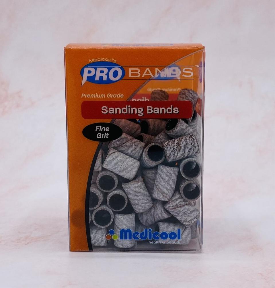 (*) 240 FINE Grit WHITE Sanding Bands - (100/box)