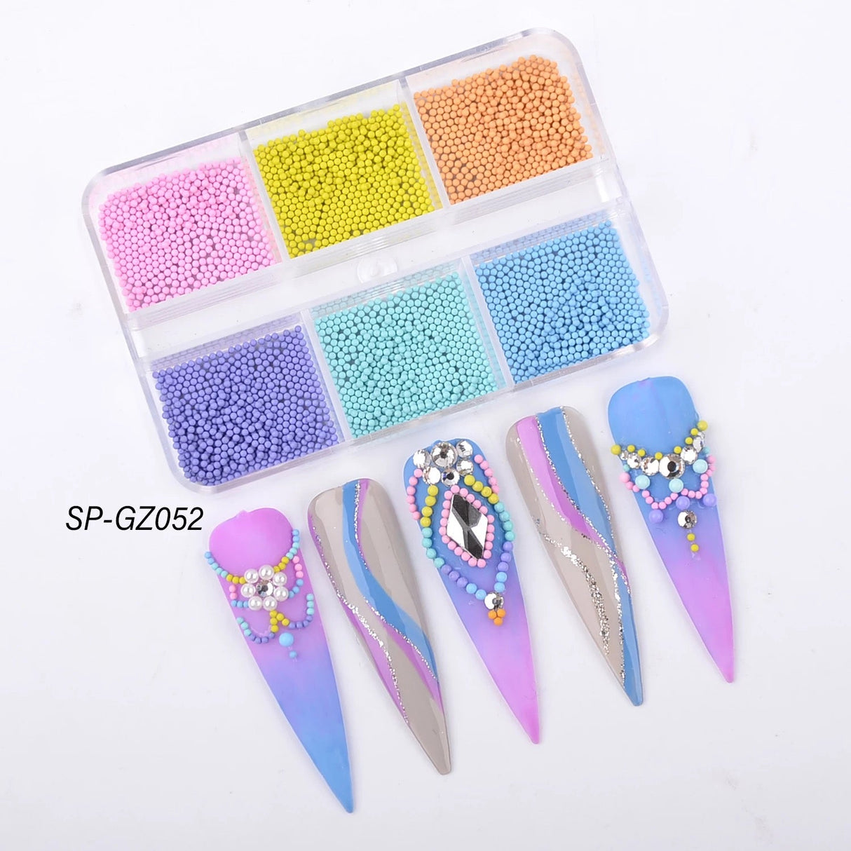 Caviar Micro Metal Beads 3D 2.5mm