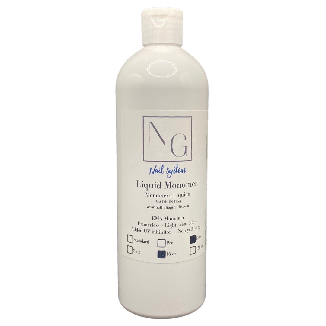 NG Nail System - Standard Dry Liquid Monomer 16oz (No MMA)