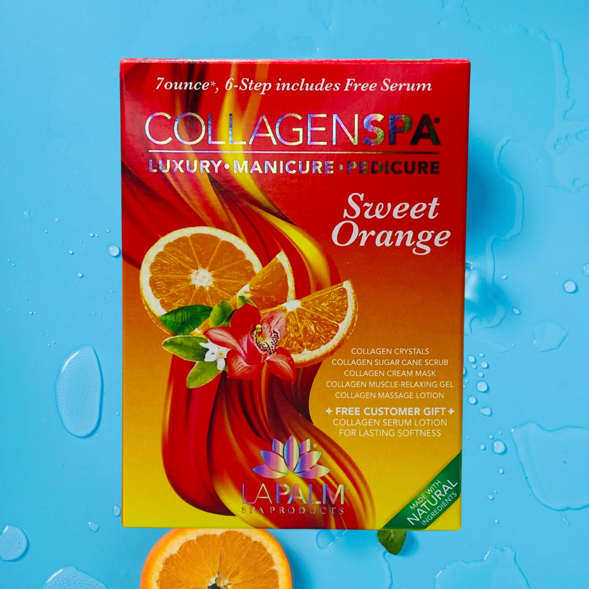 Collagen Spa 6-in-1 Spa Box - Sweet Orange