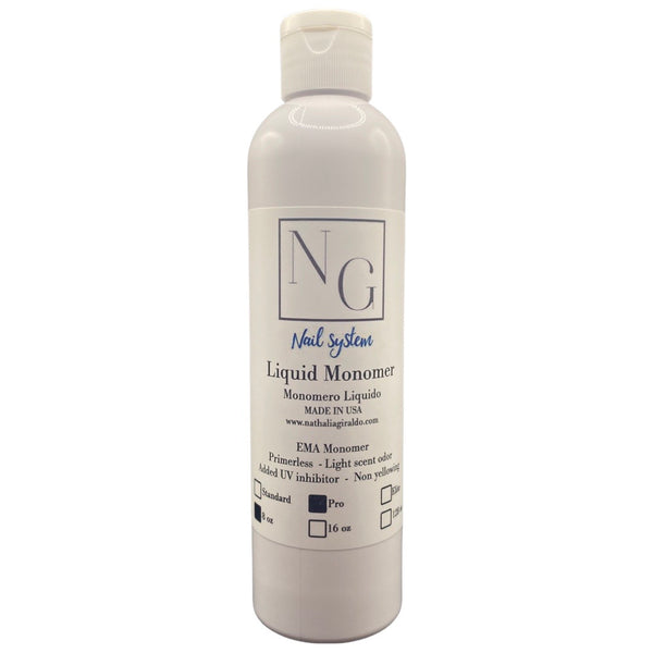 NG Nail System - Medium Dry  Liquid Monomer 8oz (No MMA)