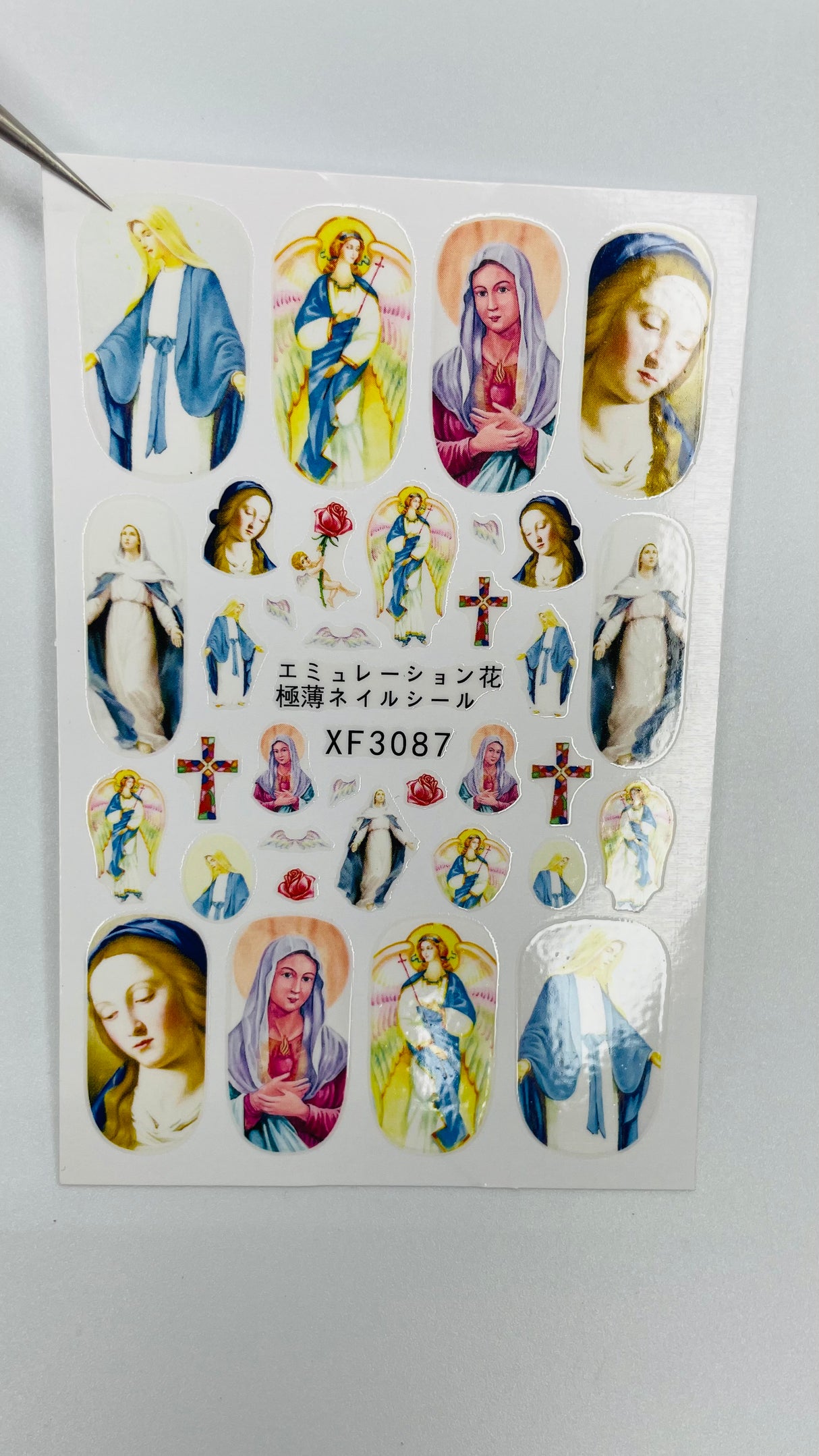 Decal Nail Sticker -XF3087 Mary