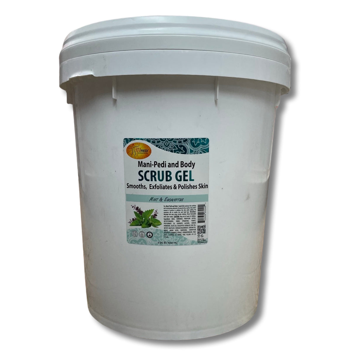 Mint & Eucalyptus Pedi Scrub Gel - 5 Gal Pail