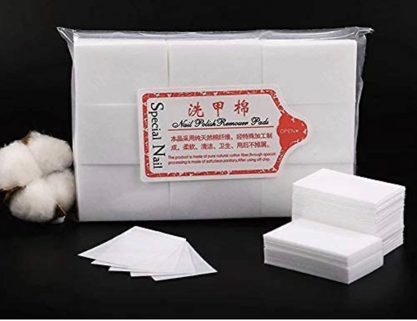 Pink Nail Wipes Pads Lint Free - 1000/pack