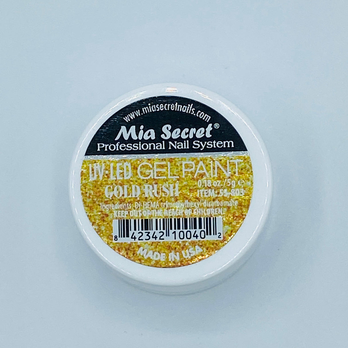 UV/LED Gold Gel Paint 0.18oz