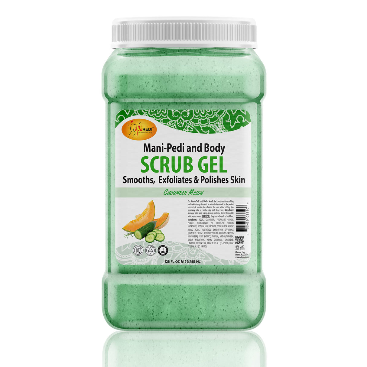Cucumber Pedi Scrub Gel 128oz