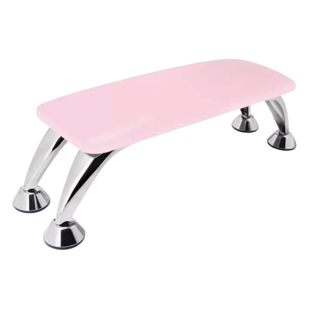 Leather Nail Hand Rest - Pink