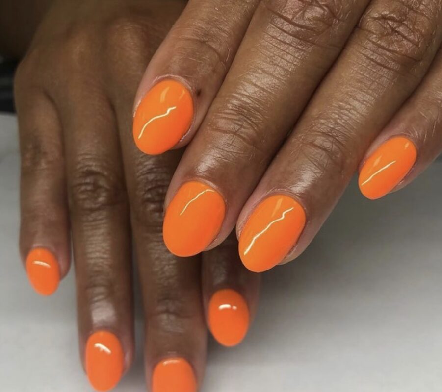 Orange Sherbet #713 - DND Gel Duo