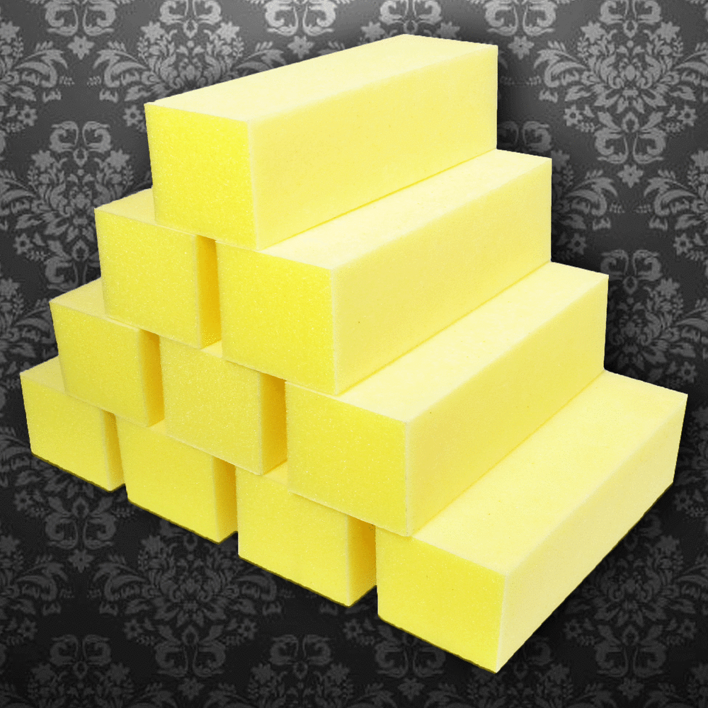 Premium 3 Way Buffer - Yellow White Grit 220/220 (Each)