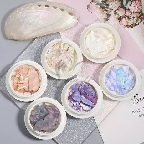 Slice Shell Nail Decoration
