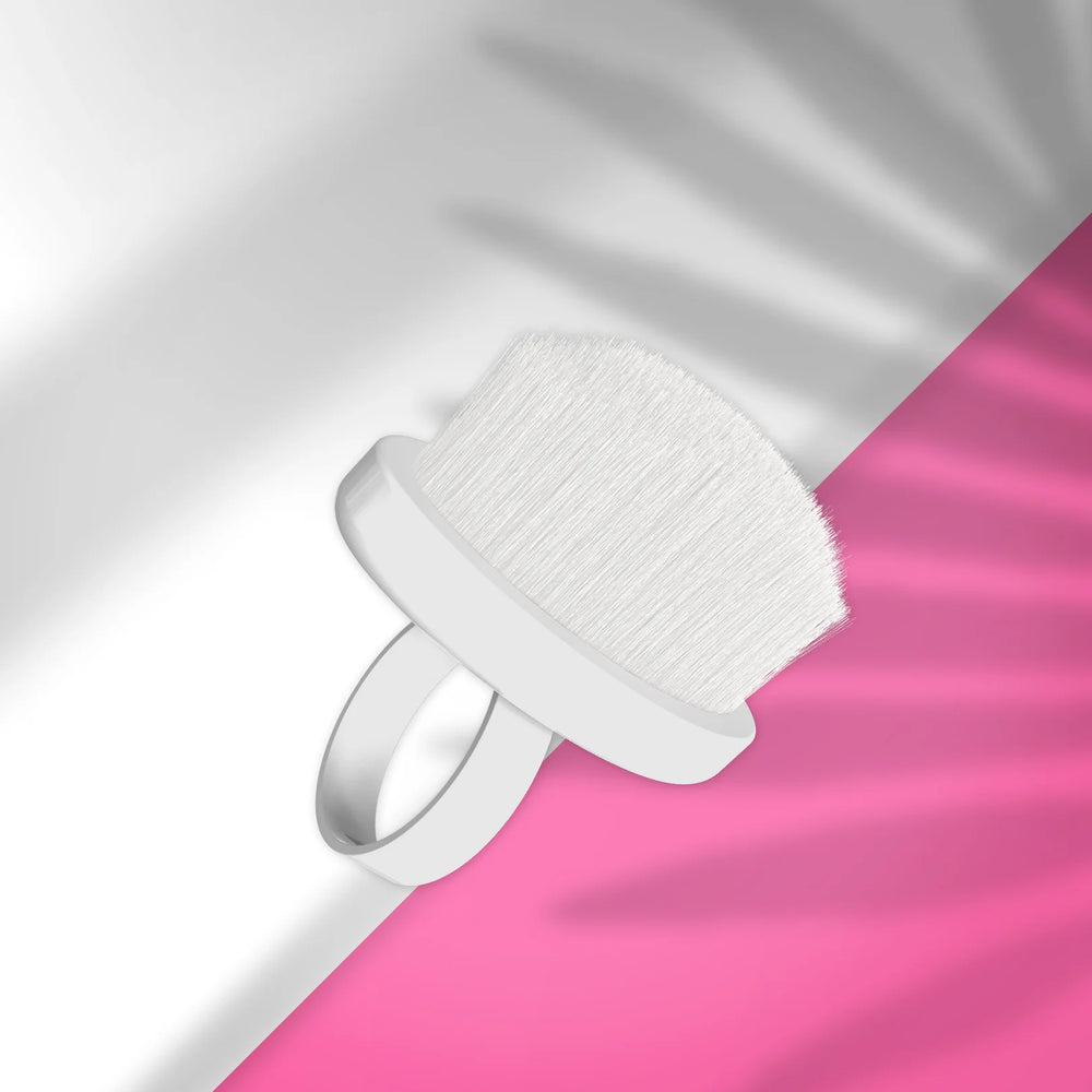 STALEKS EXPERT Mini Finger ring manicure brush for dust removal (10 pcs)