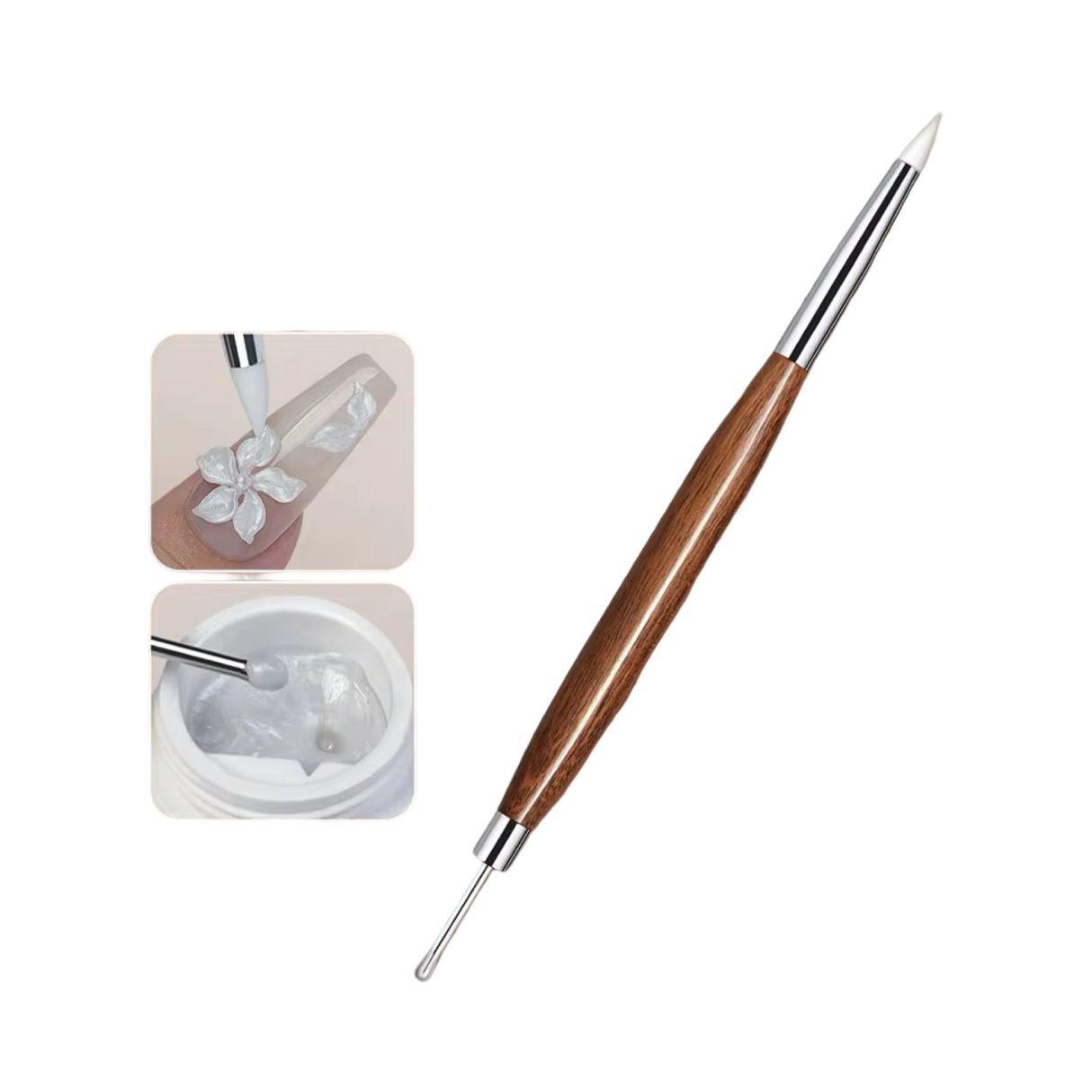 Silicone Chrome & Sticker Applicator - 1pc