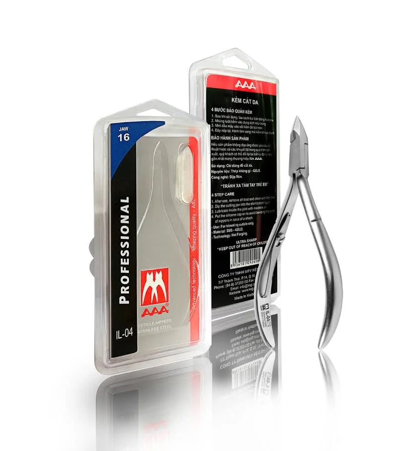 IL-04 Cuticle Nipper | Single Spring | Stainless Steel