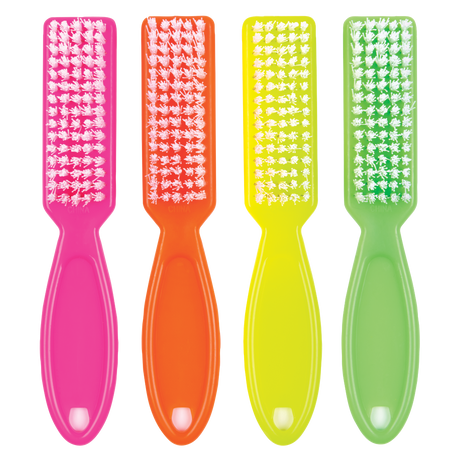 *Neon Nail Brushes - 24 Pack