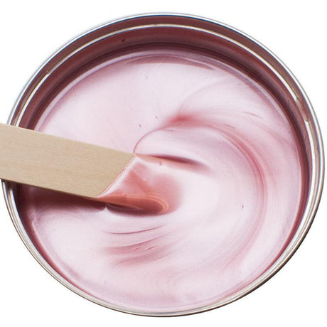 Lemon Essential Oil Pink Metallic Soft Wax, 14 oz