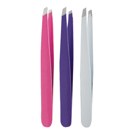 *Container Slant Tip Tweezers - 48pc