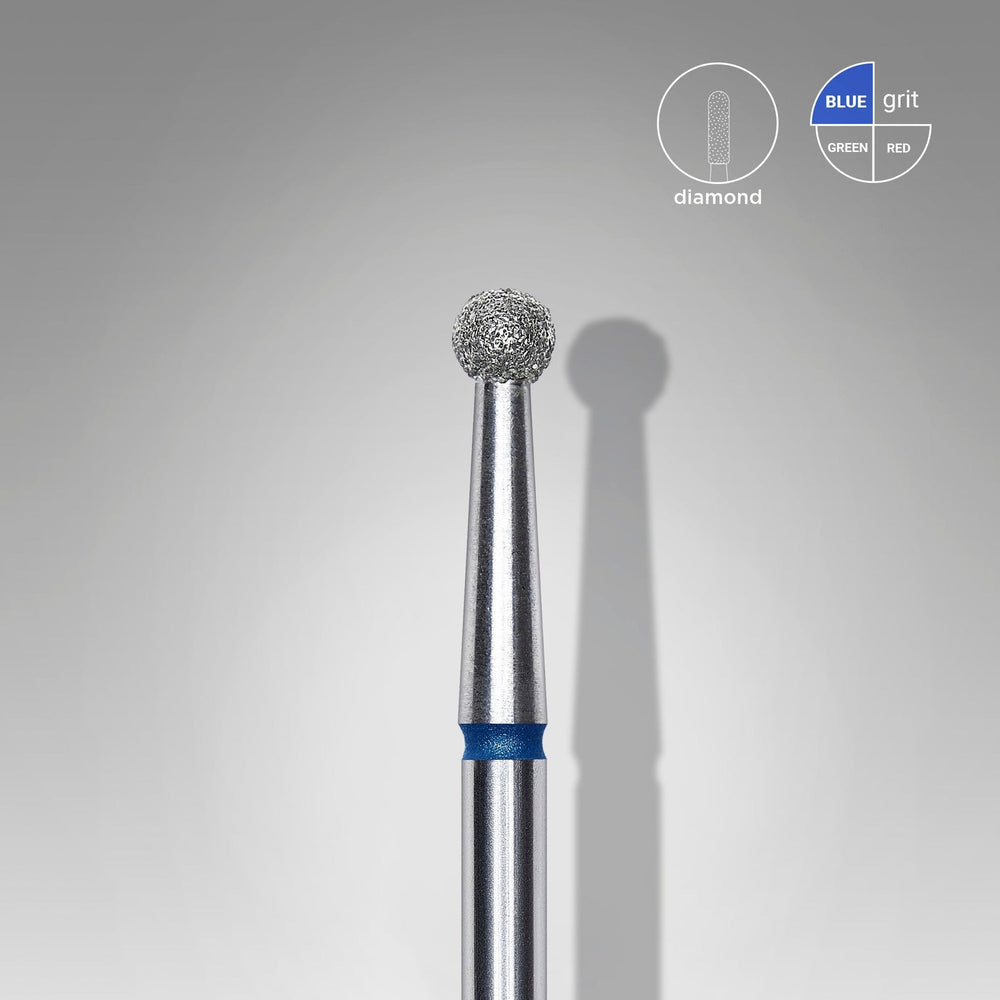 Bit #293 - Diamond Nail Drill Bit Ball Blue, Head Diameter 2,7 mm - EXPERT