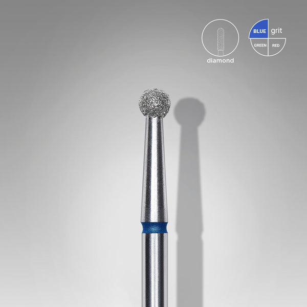 Bit #293 - Diamond Nail Drill Bit Ball Blue, Head Diameter 2,7 mm - EXPERT