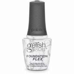 Foundation Flex Soak Off Rubber Base - Clear, 0.5 fl oz.