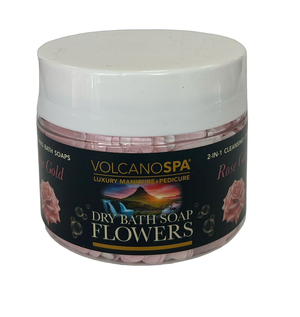 Dry Bath Flower Soap 12oz - Rose Gold CB