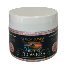 Dry Bath Flower Soap 12oz - Rose Gold CB