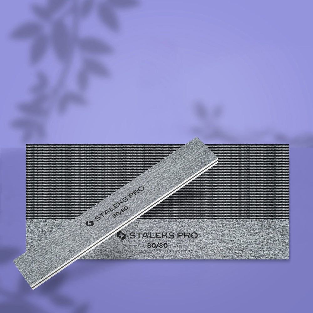 *(50pk) Straight mineral nail file - 80/80