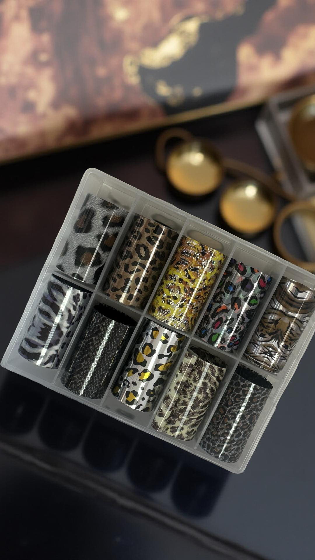 Transfer Nail Foil  Animal print -XKZ-054