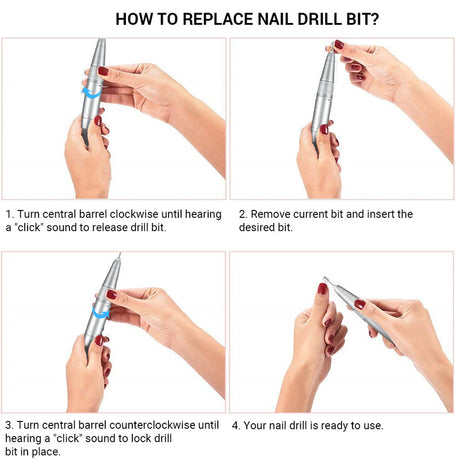 SR1-Scamander Rechargeable Nail Drill 30,000RPM