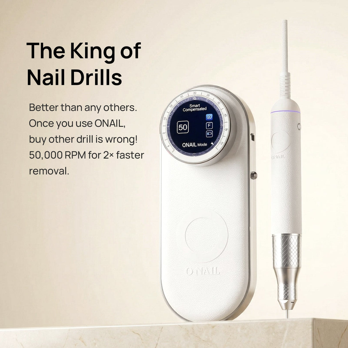 O Nail Drill Pro Max nail drill detail