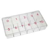 Nail Tip Box - Clear Empty