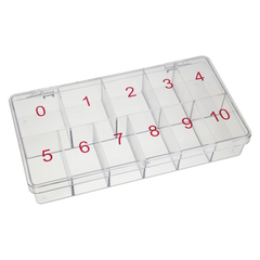 Nail Tip Box - Clear Empty