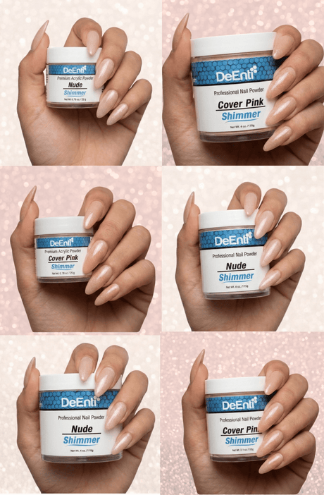 Cover Pink Shimmer Acrylic Powder – 4 oz