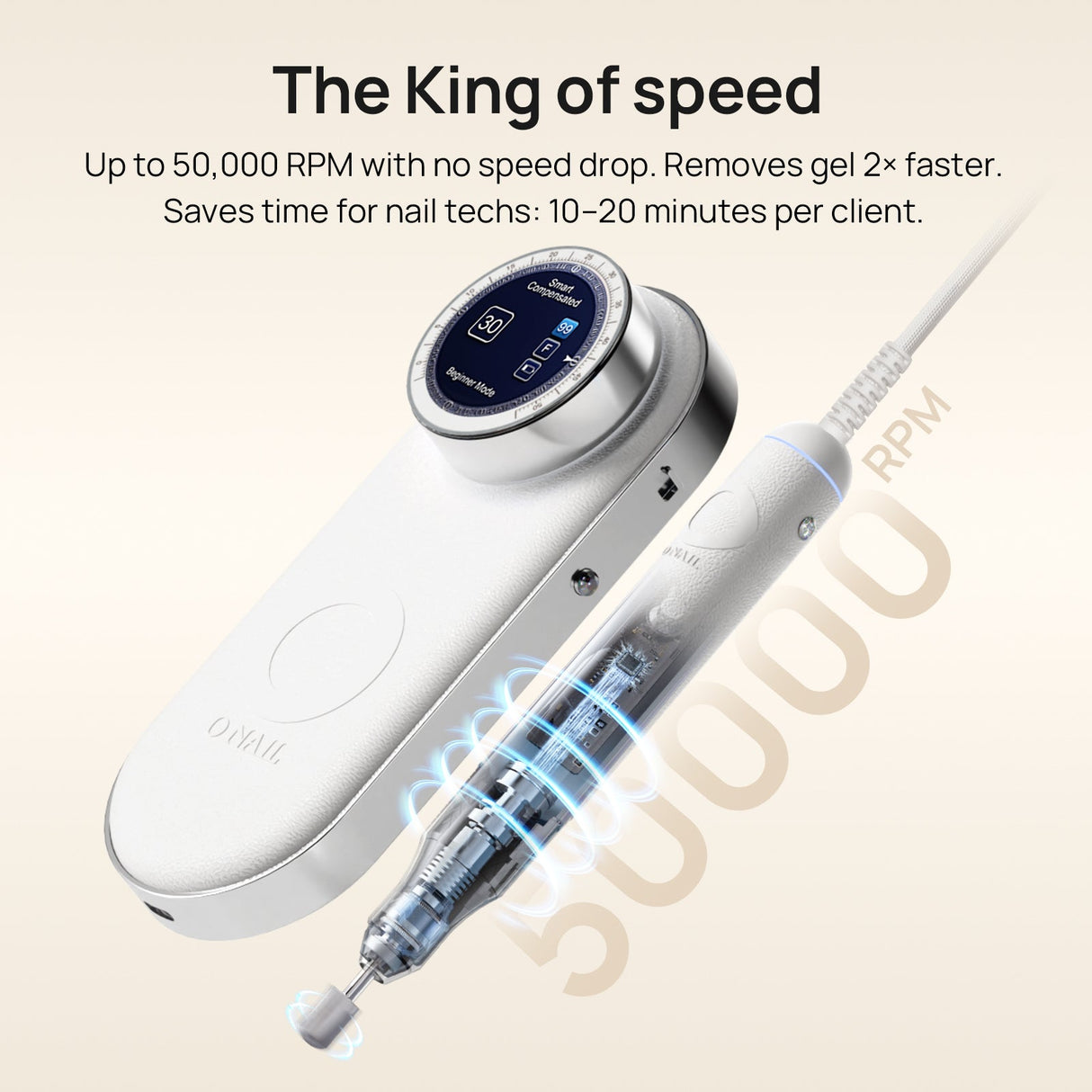 O Nail Drill Pro Max e-file features