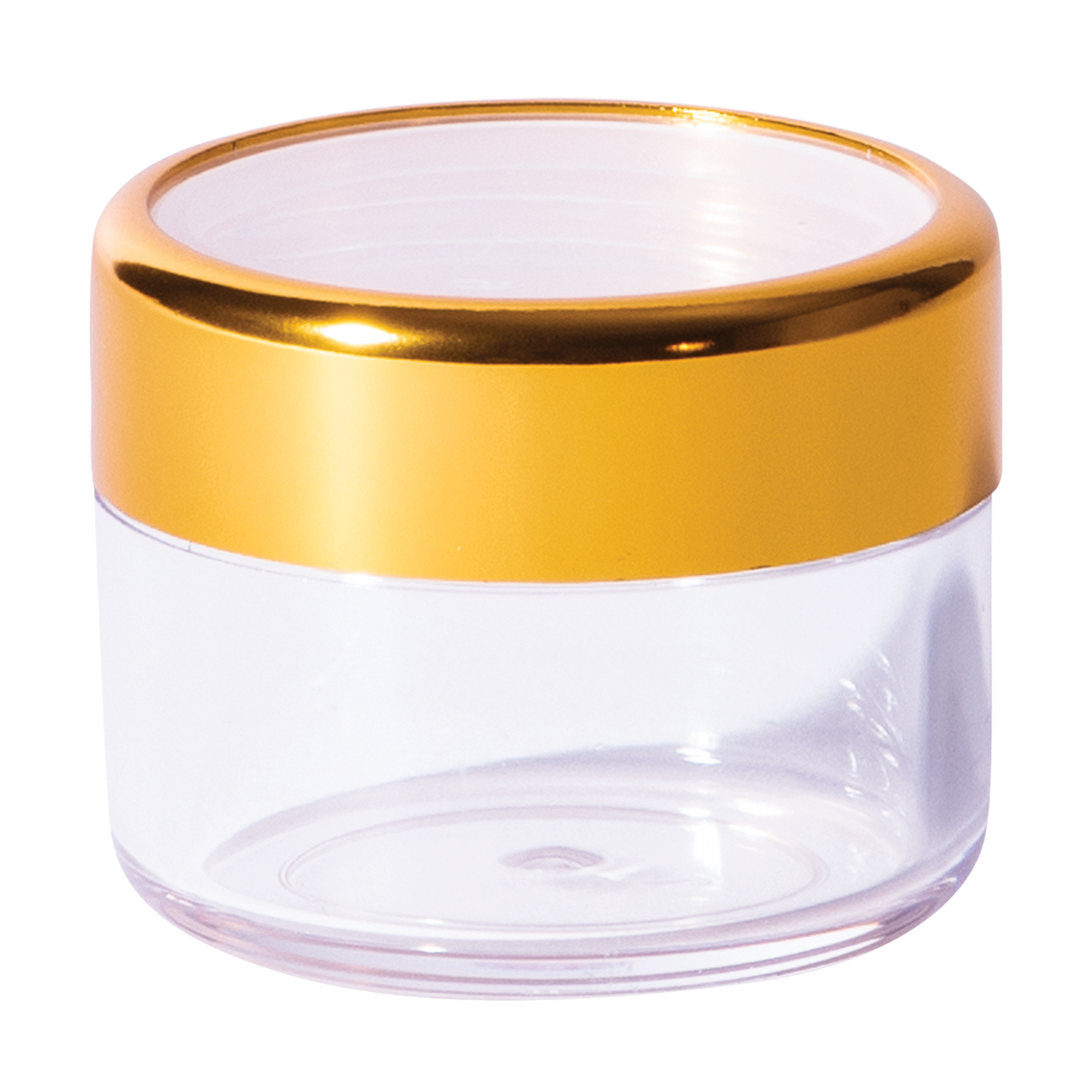 Twist Cap Jar with Gold Rim - 18ml/.61 oz.